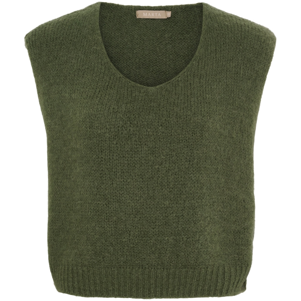 Marta Du Chateau dame vest MdcMarlene 5114 - Military27623