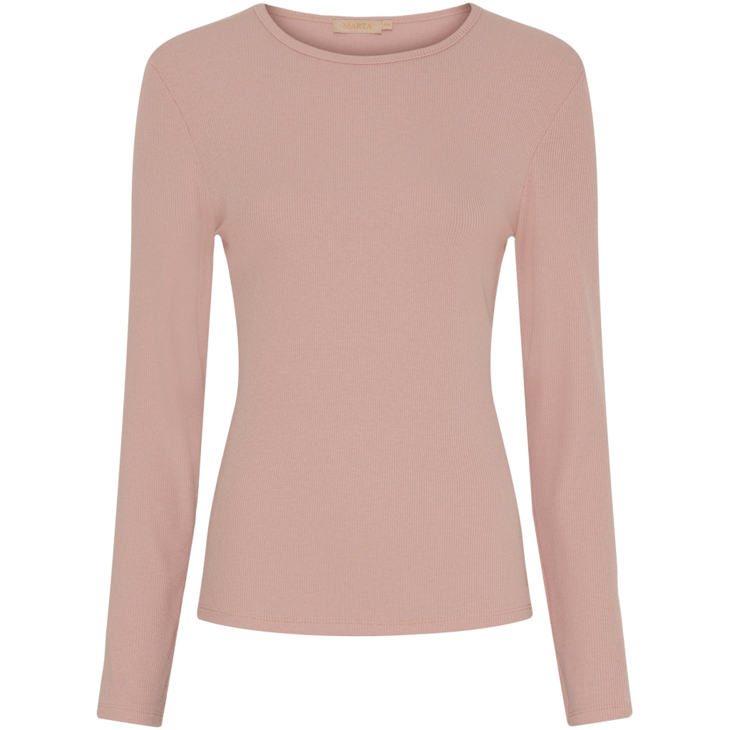 Marta Du Chateau langærmet t-shirt MdcIngrid 4906 - RosaScuroSS