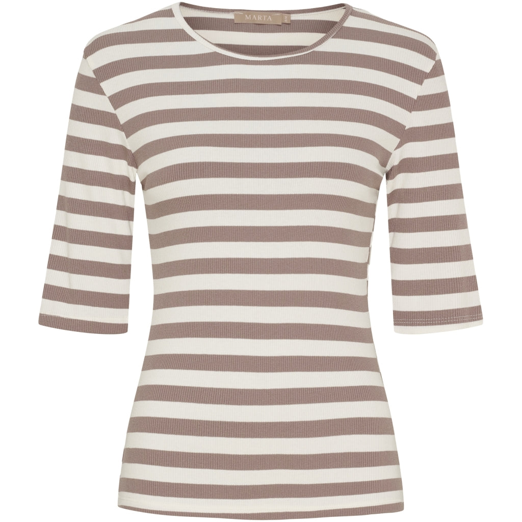 Marta du Chateau dame T-Shirt MdcNena 7524 - Tortora