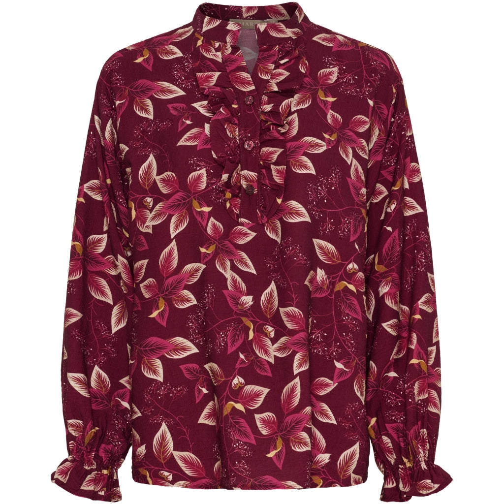 Marta du Chateau dame bluse MdcJoceline 5891 - Bordeaux840TPN Marta du Chateau dame bluse MdcJoceline 5891 - Bordeaux840TPN