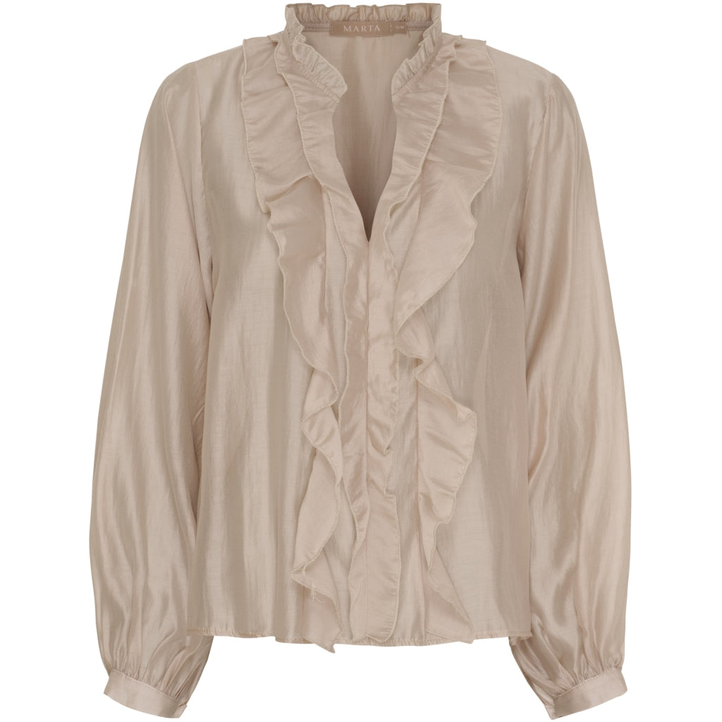 Marta du Chateau dame bluse MdcNaira 58221M - Beige46 Marta du Chateau dame bluse MdcNaira 58221M - Beige46