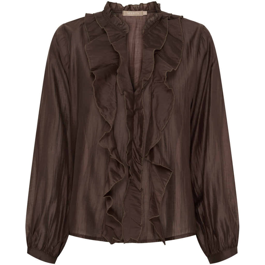 Marta du Chateau dame bluse MdcNaira 58221M - Moro Marta du Chateau dame bluse MdcNaira 58221M - Moro