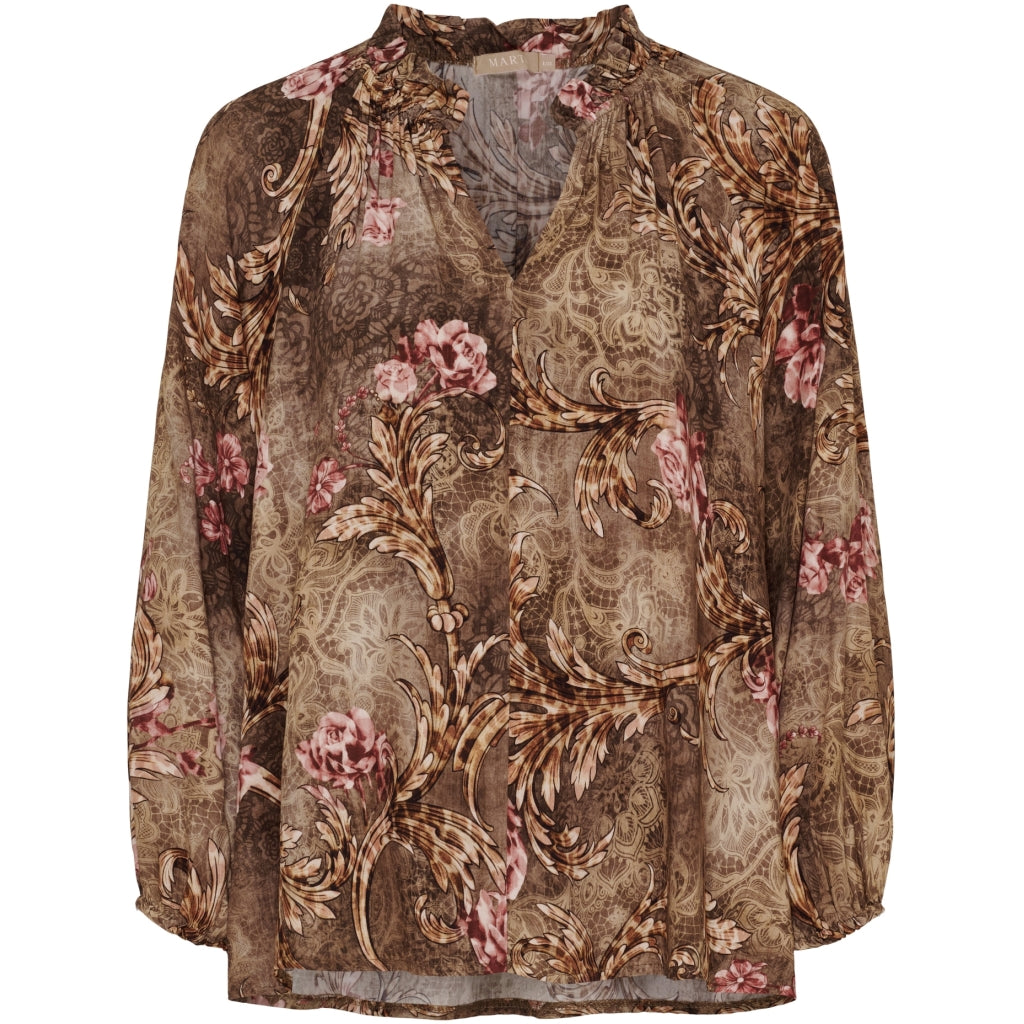 Marta du Chateau dame bluse MdcOctavia 003B - FangoVOH4988 Marta du Chateau dame bluse MdcOctavia 003B - FangoVOH4988