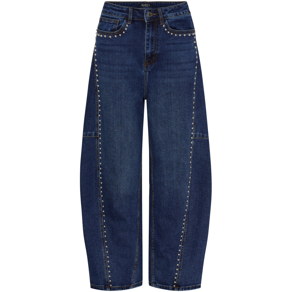 Marta du Chateau dame bukser MdcIngeborg MDC214-8524 - Denim