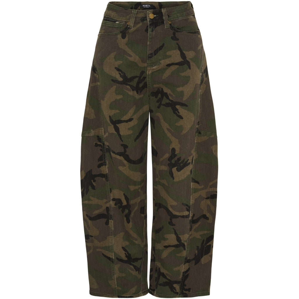 Marta du Chateau dame bukser MdcParis MDC232-JP9305 - Camo