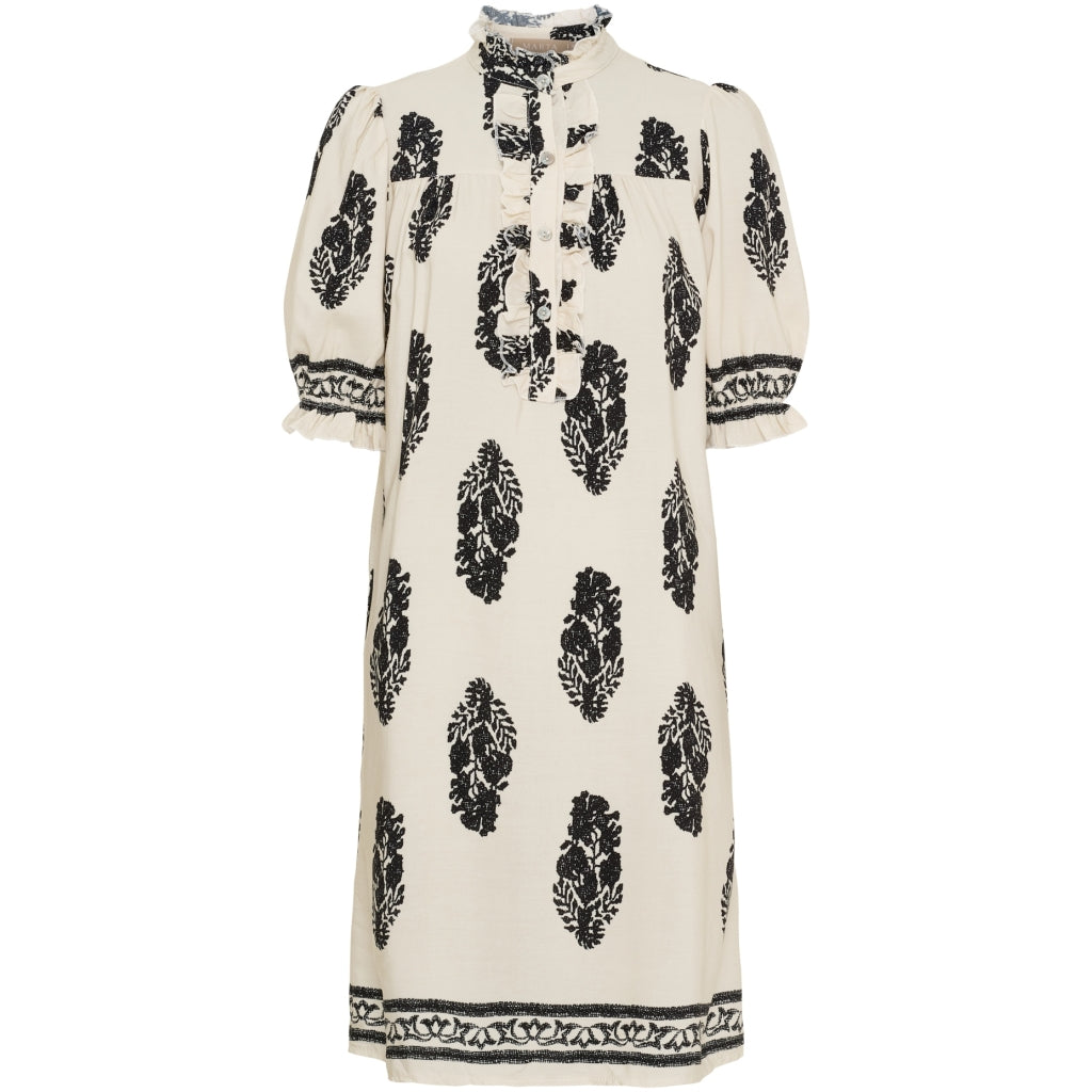 Marta du Chateau dame kjole MdcNaomi 259077-1 - Beige/Black