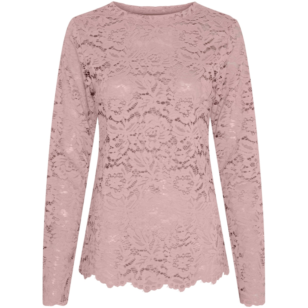 Marta du Chateau dame langærmet blonde t-shirt MdcMilley 7707 - Rose Marta du Chateau dame langærmet blonde t-shirt MdcMilley 7707 - Rose