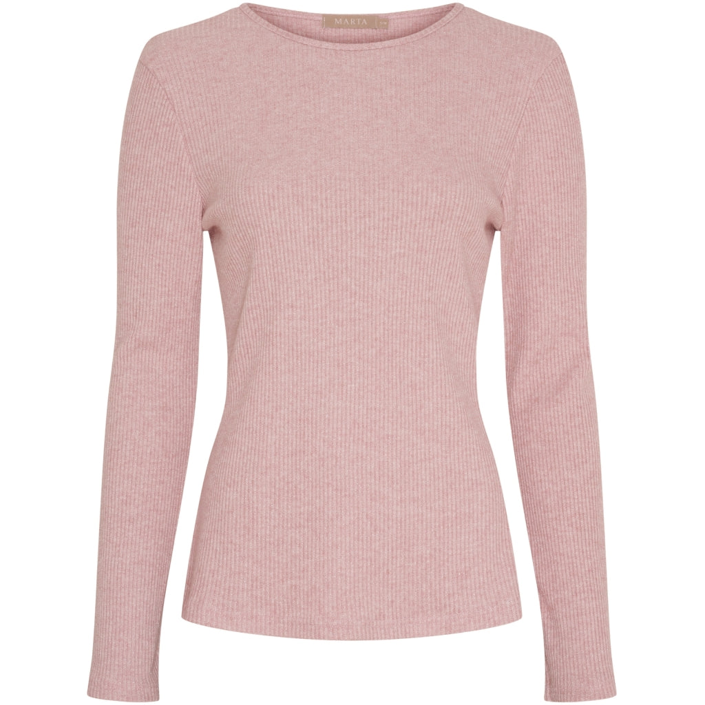 Marta du Chateau dame langærmet t-shirt 38915M - Rosa