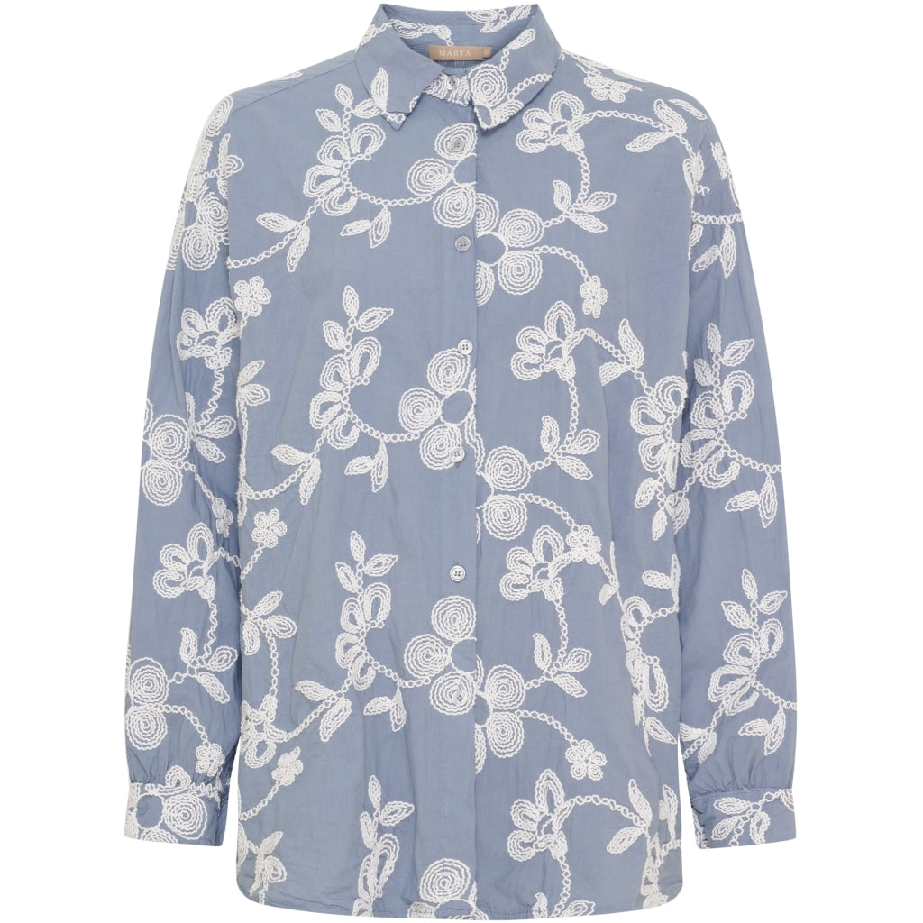 Marta du Chateau dame skjorte MdcDiana 7070 - Jeans410