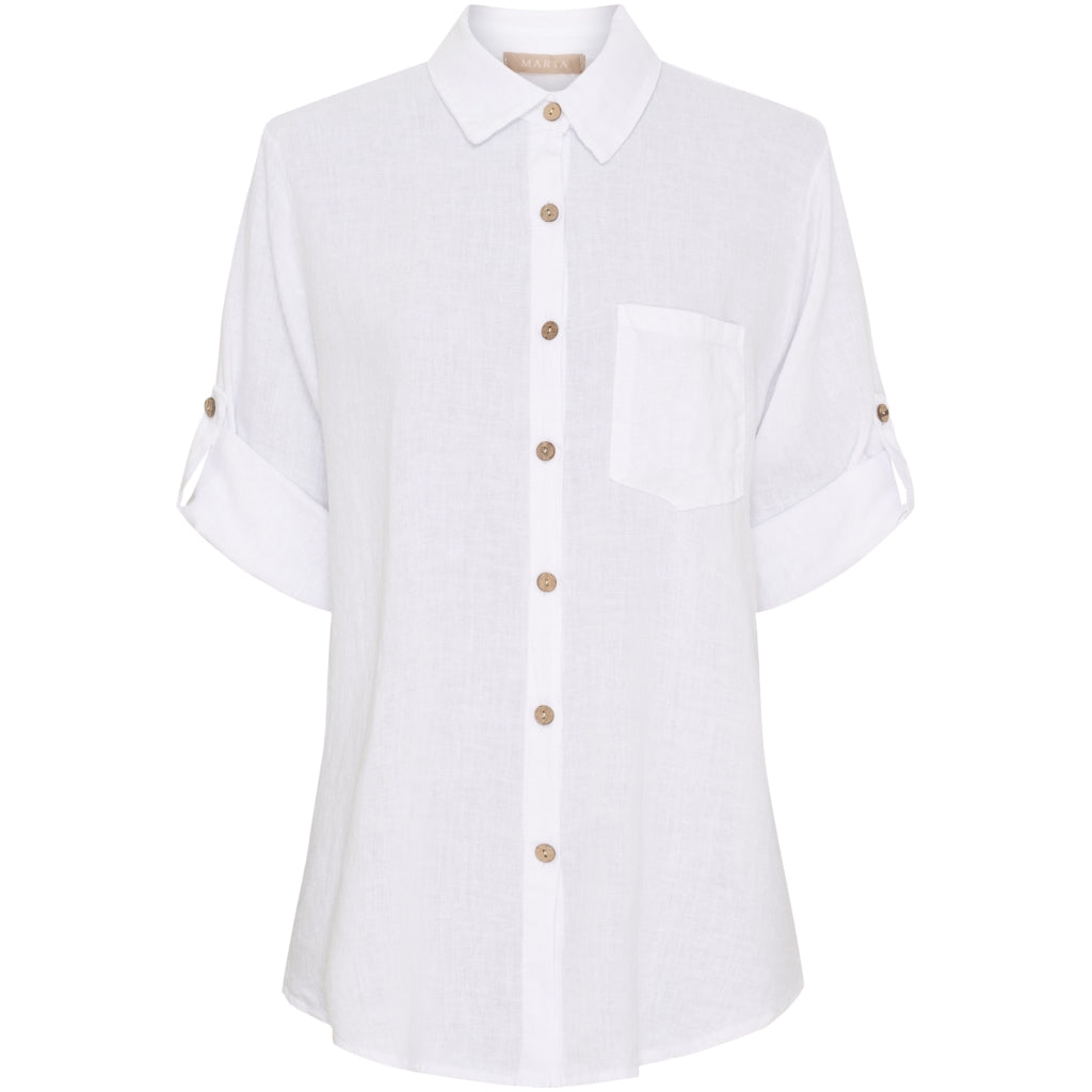 Marta du Chateau dame skjorte MdcKiara 258354 - Optical White