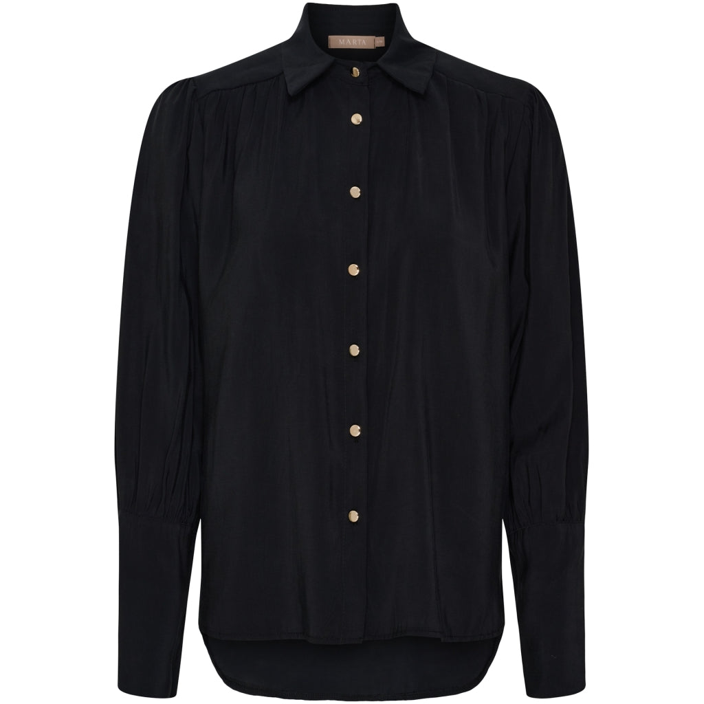 Marta du Chateau dame skjorte MdcRhea 58725 - Black1