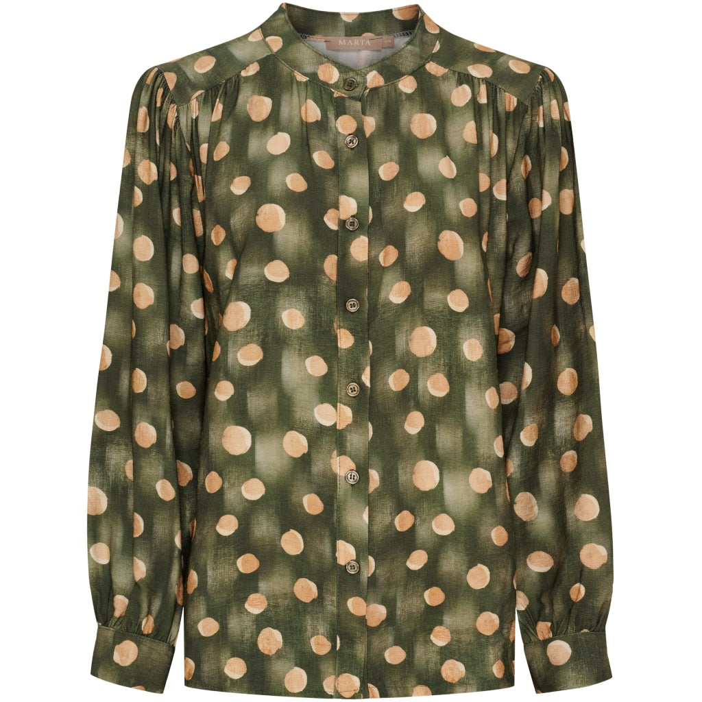 Marta du Chateau dame skjorte MdcSpinel 7606 - Military636tpz
