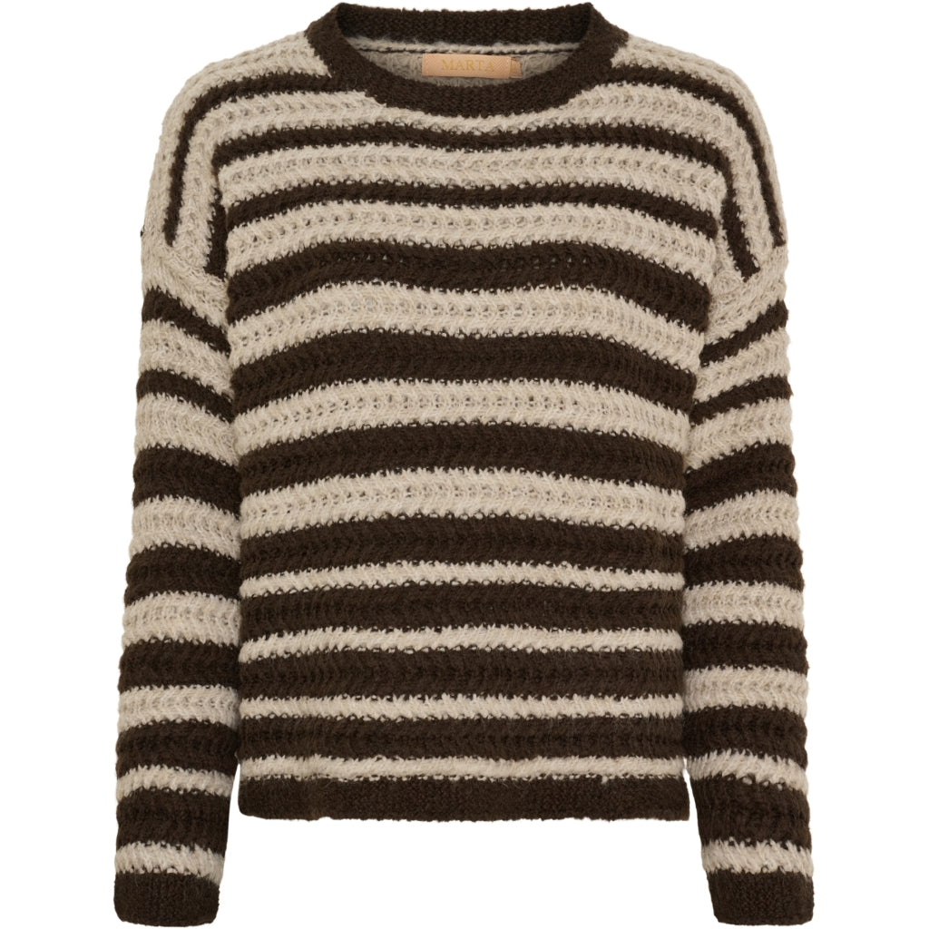 Marta du Chateau dame strik MdcVictorine 25484 - Moro/Beige0058