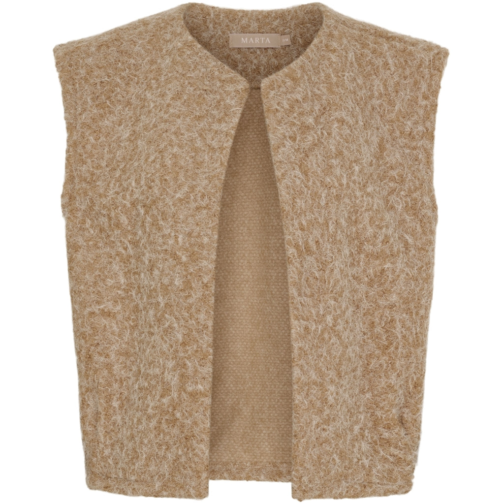 Marta du Chateau dame strik vest MdcCapella 7600 - Camello4
