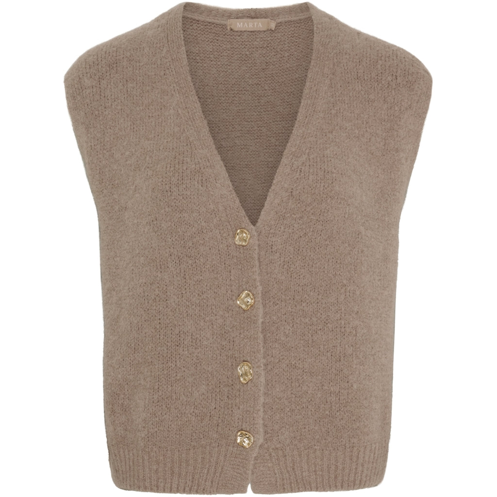 Marta du Chateau dame vest MdcAmara 5215 - Fango