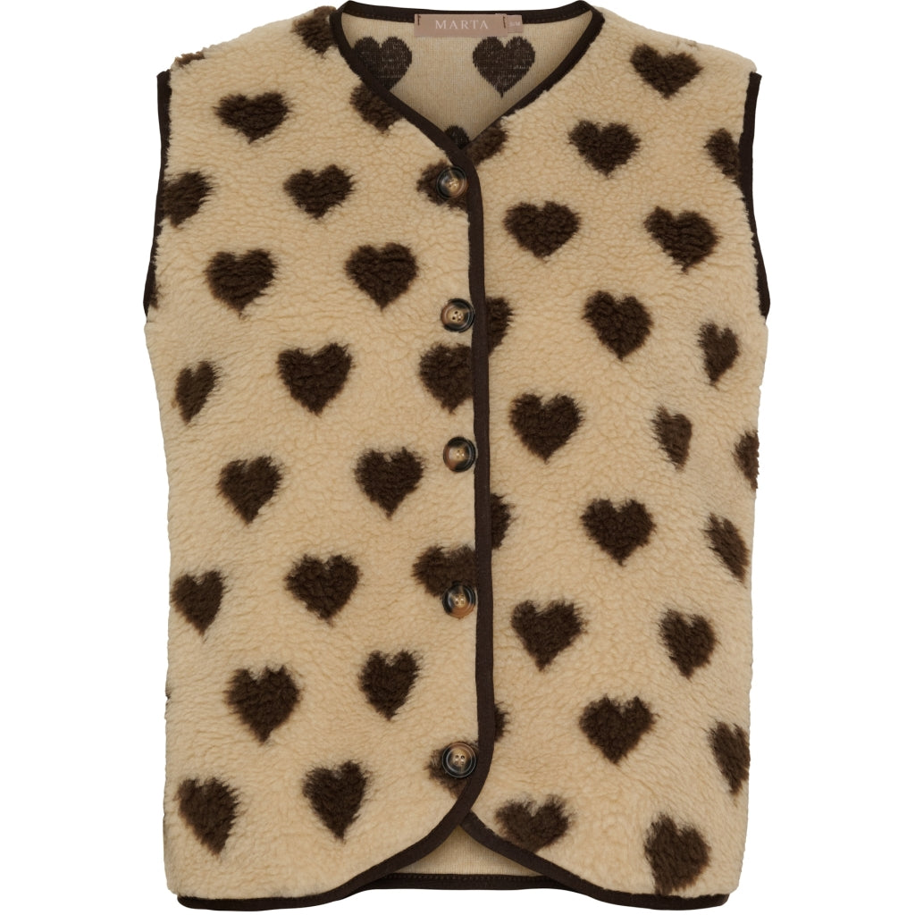 Marta du Chateau dame vest MdcDahlia 25710 - Camello/Moro