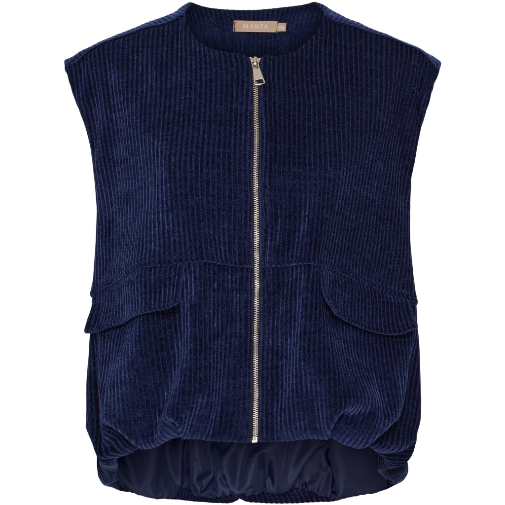 Marta du Chateau dame vest MdcFreya 55009 - BlueNavy1