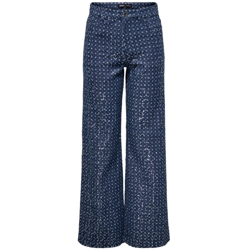ONLY DAME BUKSER ONLEVITA - Dark Blue Denim