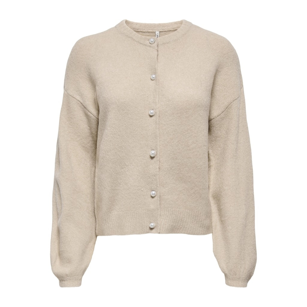 ONLY DAME CARDIGAN ONLISABELLA - Pumice Stone