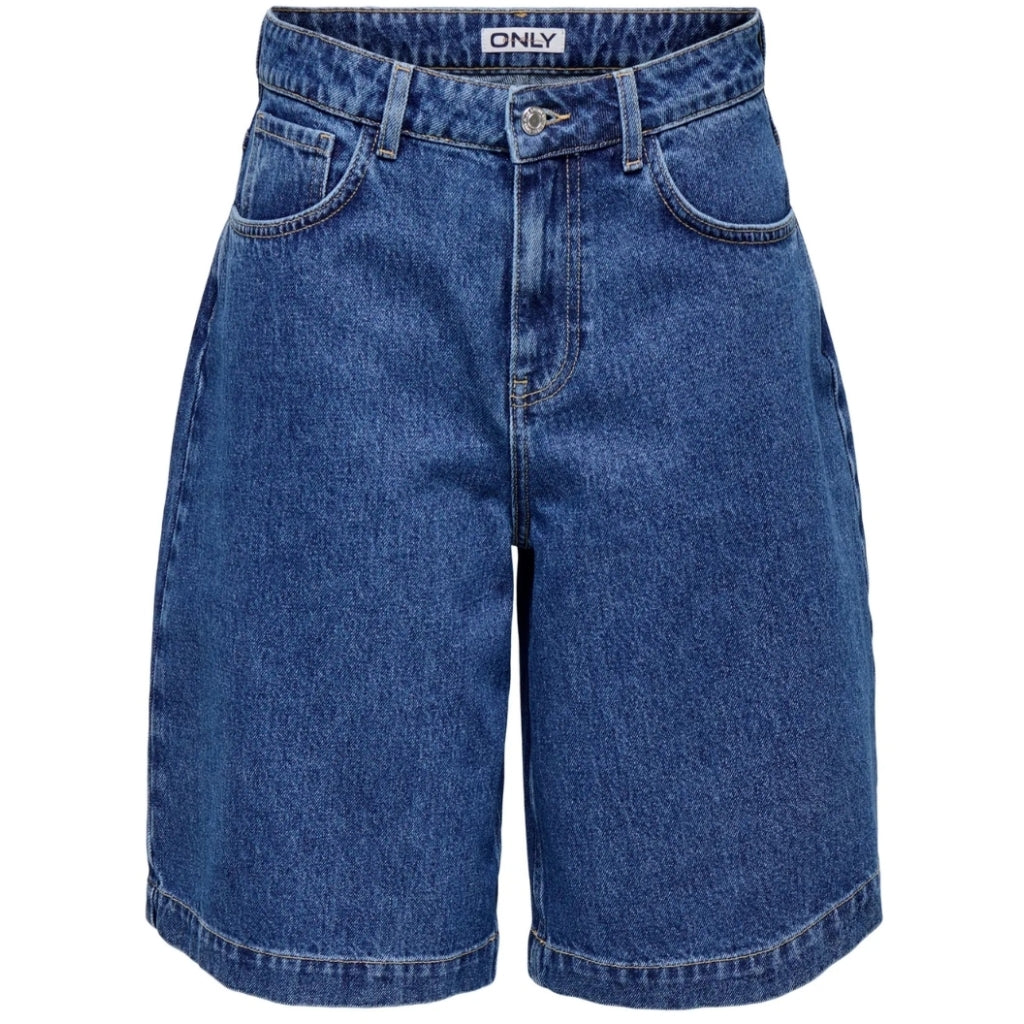 ONLY DAME SHORTS ONLDORSI - Medium blue denim