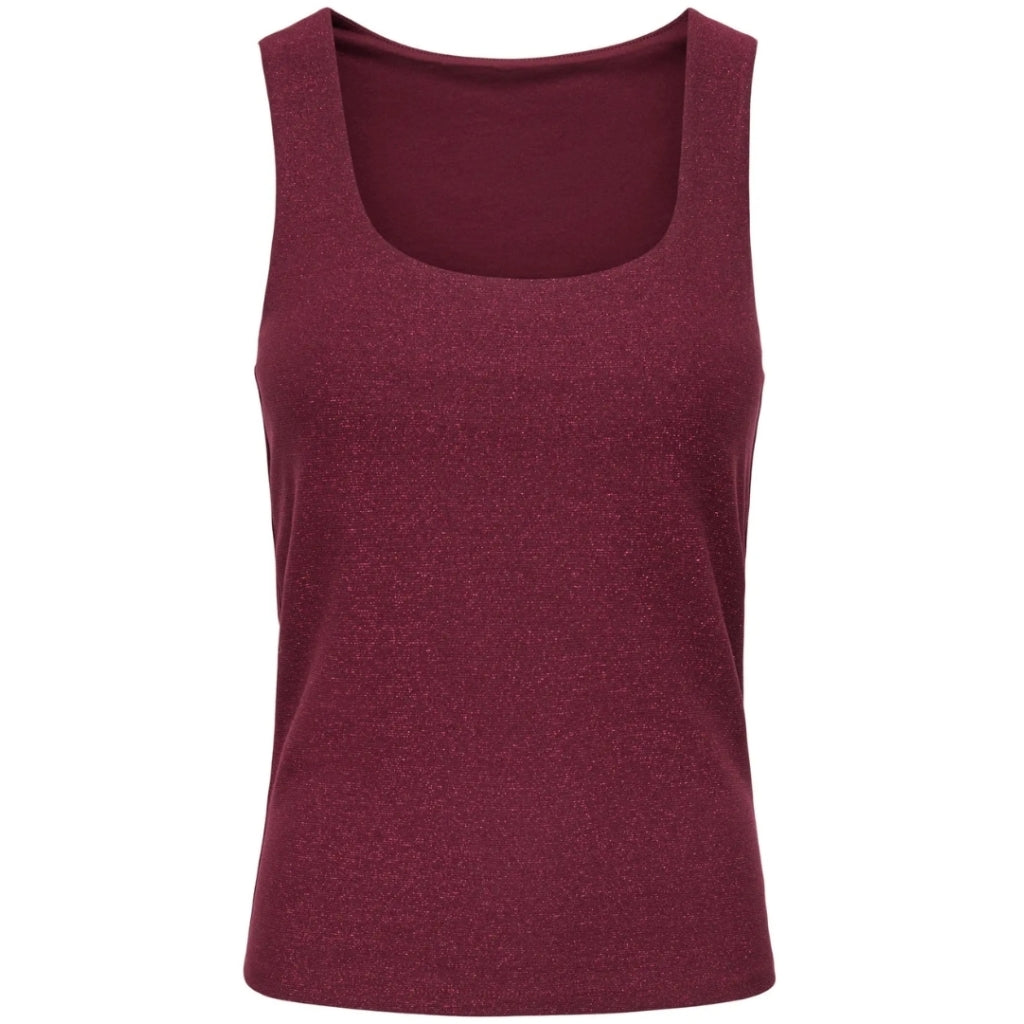 ONLY DAME TOP ONLEA - Chocolate Truffle Glitter