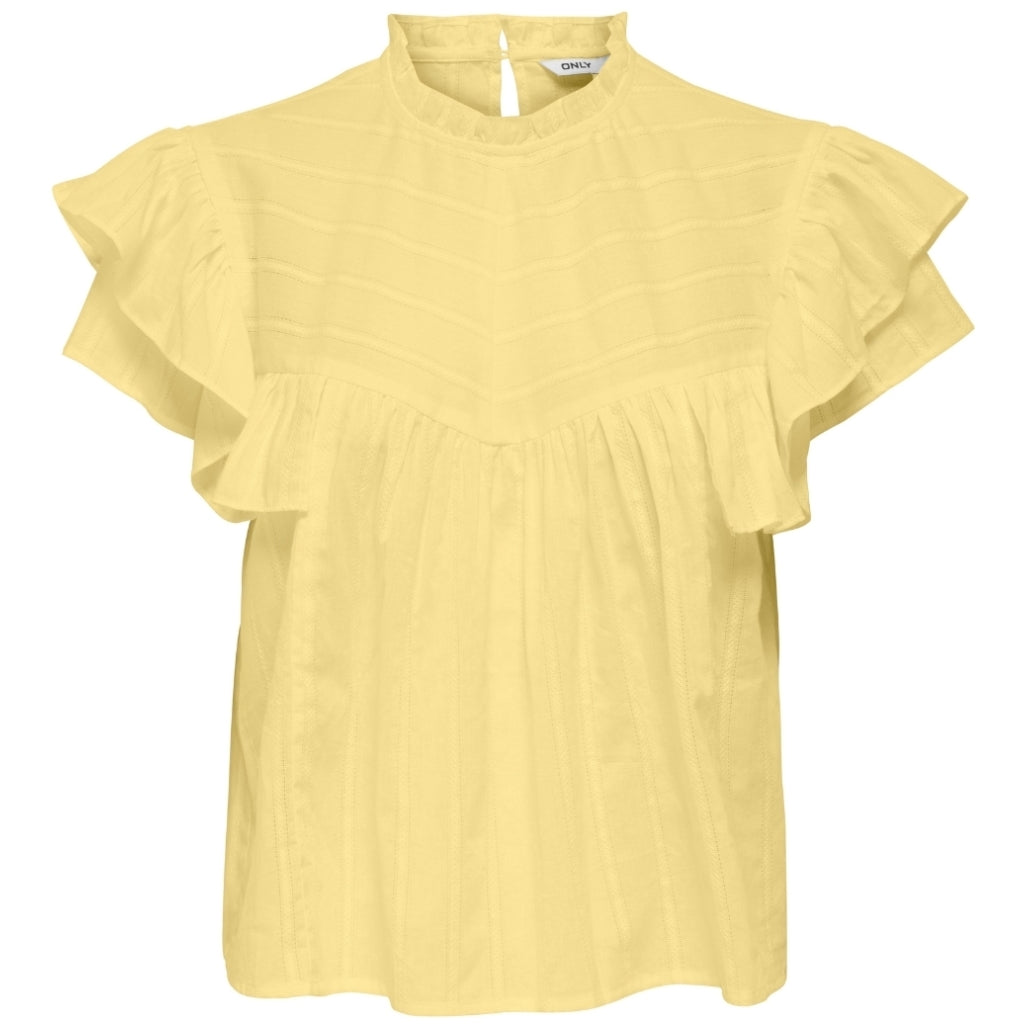 ONLY DAME TOP ONLHEIKE - lemon meringue