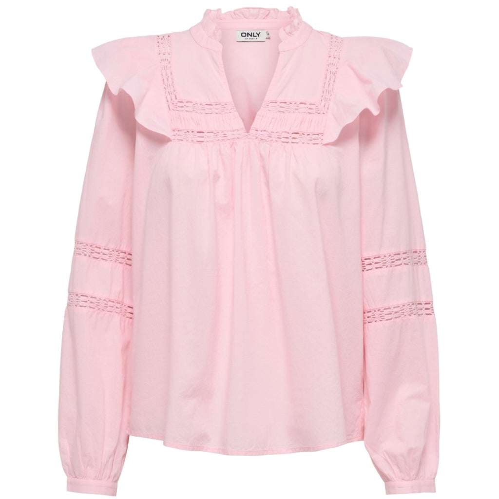 ONLY dame bluse ONLJULIA - Pink Lady