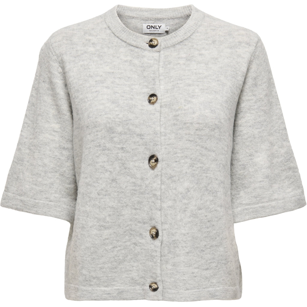 ONLY dame cardigan ONLCAMILLA - Light Grey Melange ONLY dame cardigan ONLCAMILLA - Light Grey Melange