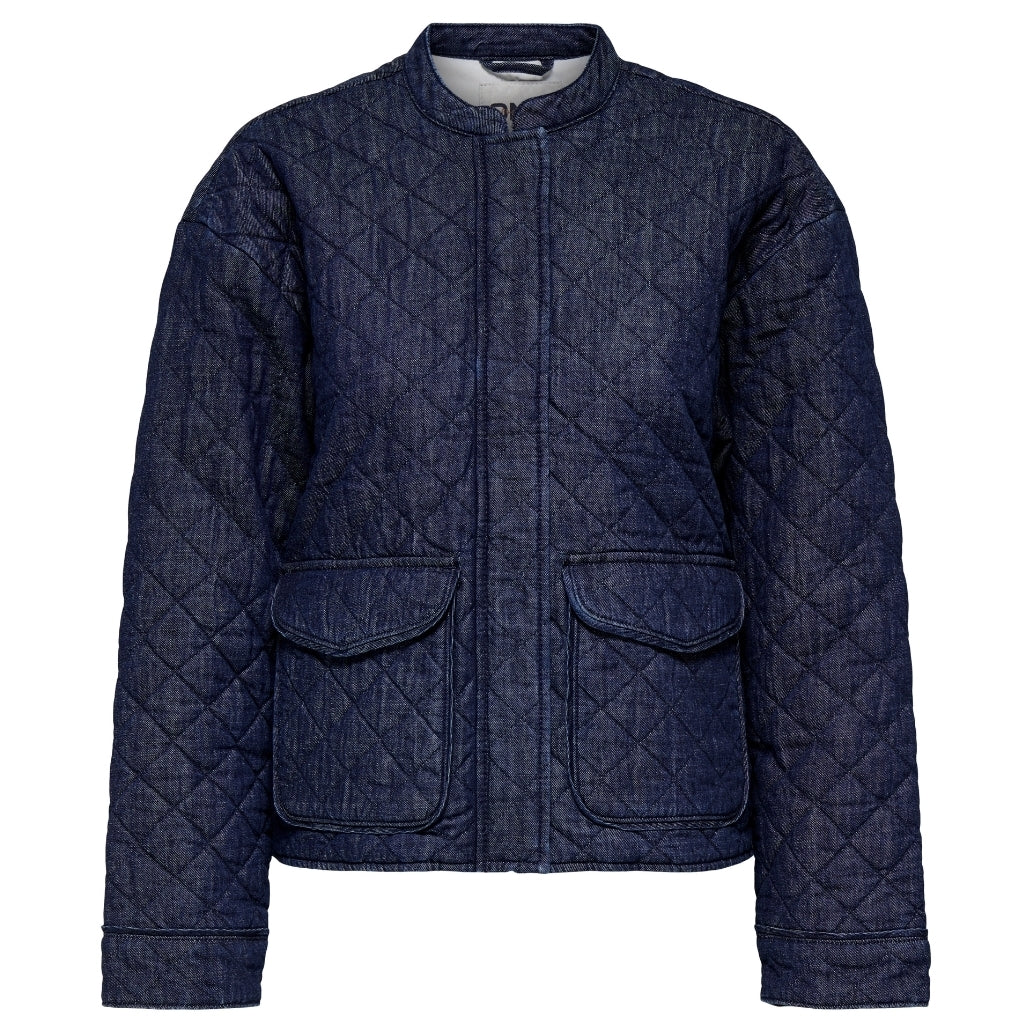 ONLY dame jakke ONLHALLIE - Dark Blue Denim