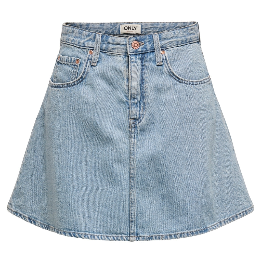 ONLY dame nederdel ONLEDEN - Light Blue Denim ONLY dame nederdel ONLEDEN - Light Blue Denim