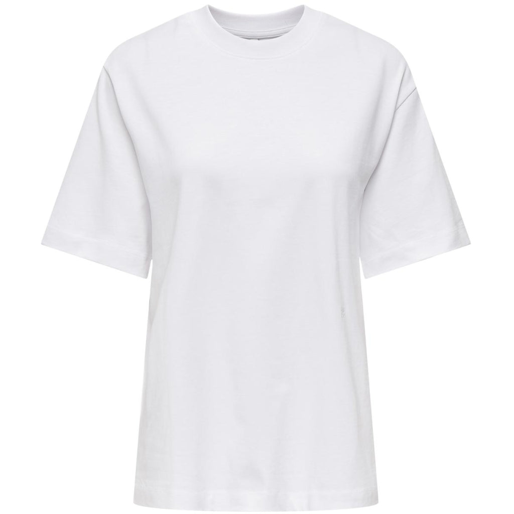 ONLY dame t-shirt ONLMANHATTAN - Bright White