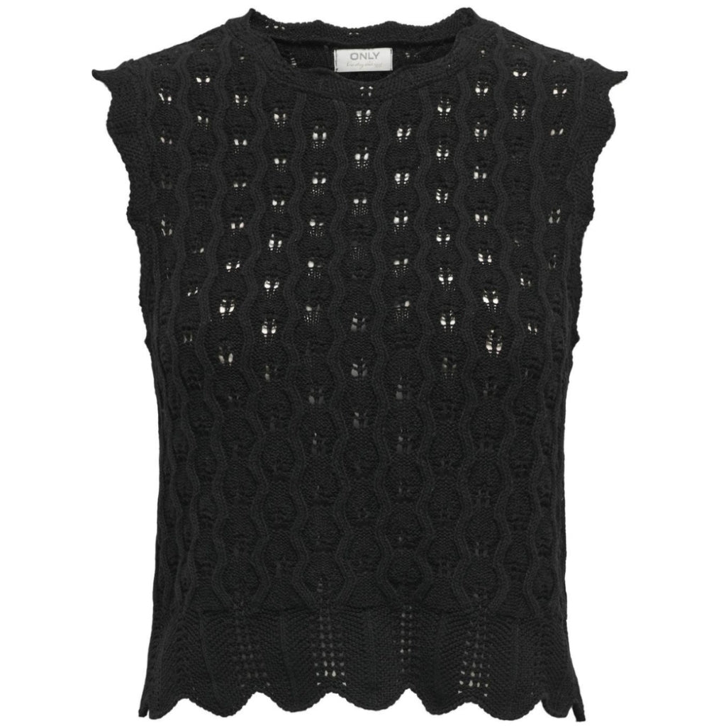 ONLY dame top ONLLUNA - Black