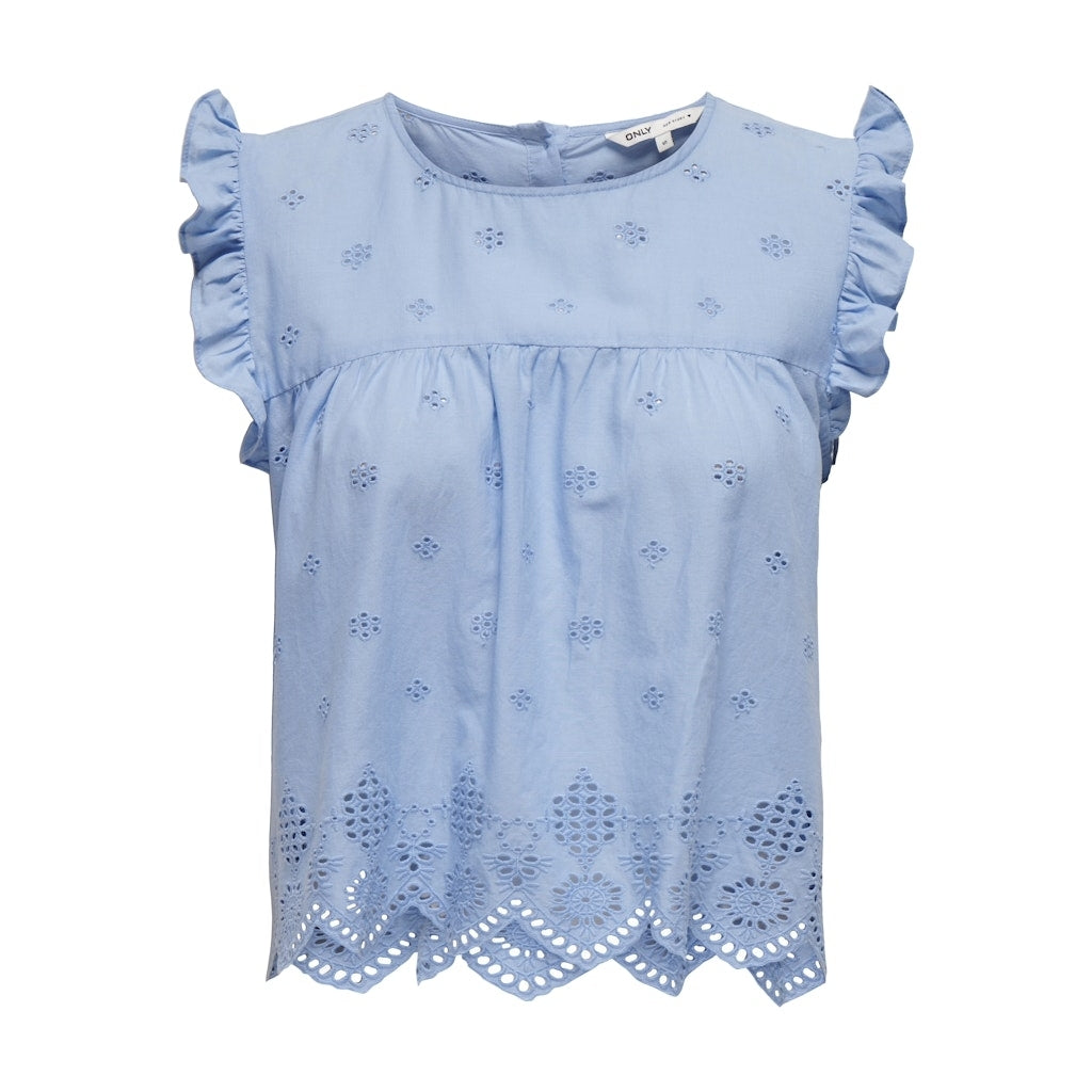 ONLY dame top ONLSILLA - Bel air blue