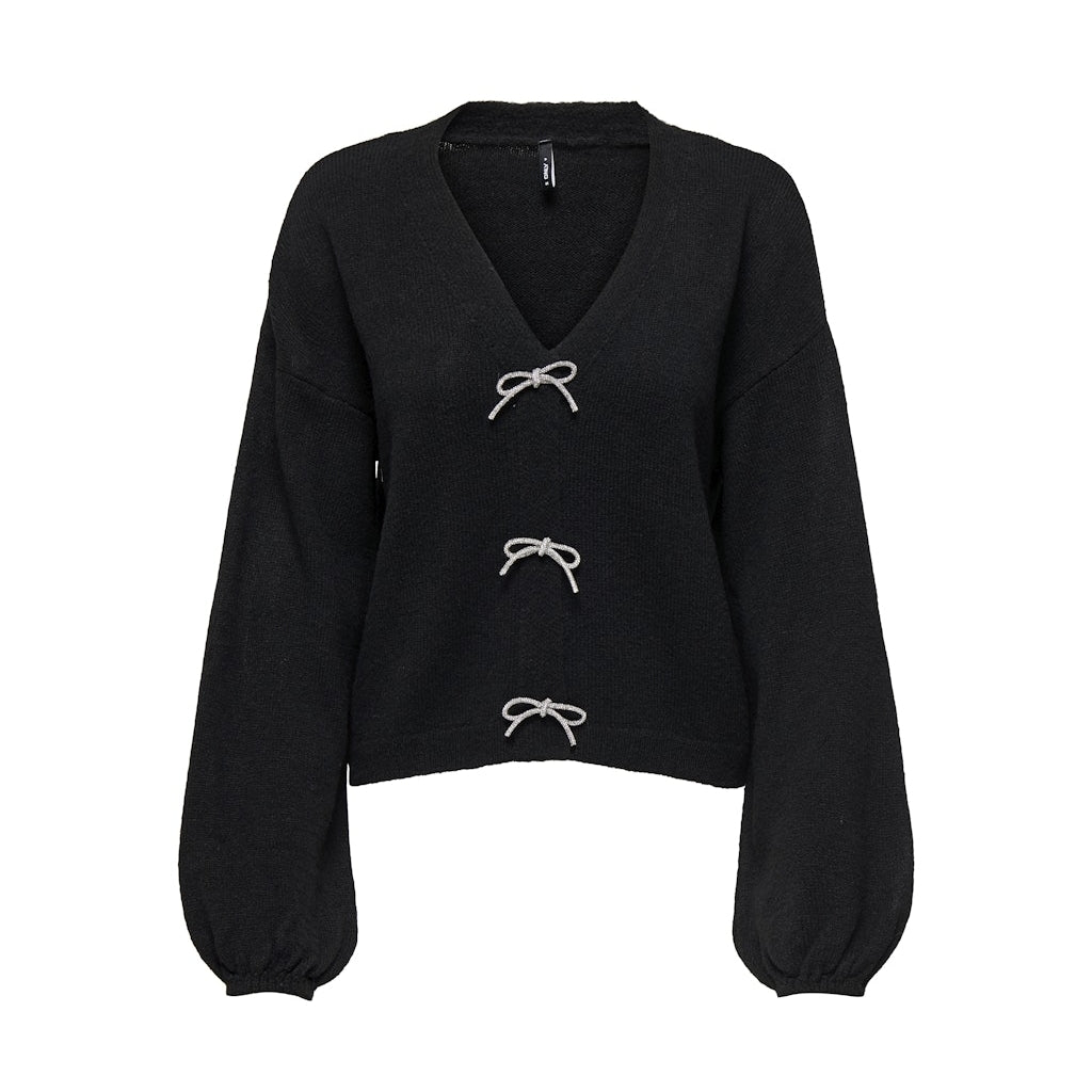 Only dame strik trøje ONLDONNA - Black