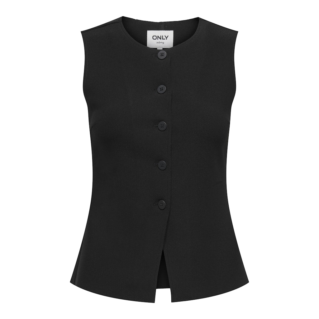Only dame vest ONLCLEVER - Black Only dame vest ONLCLEVER - Black