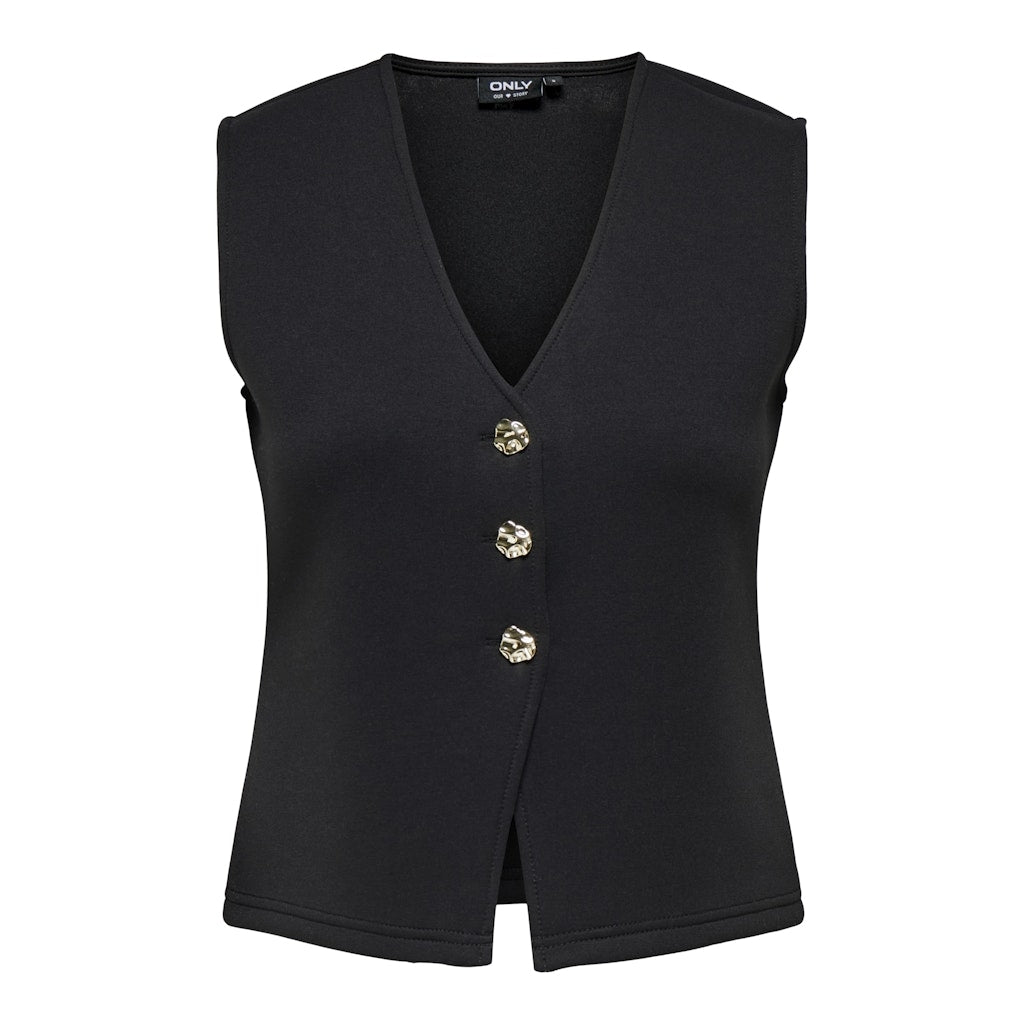 Only dame vest ONLNAOMI - Black