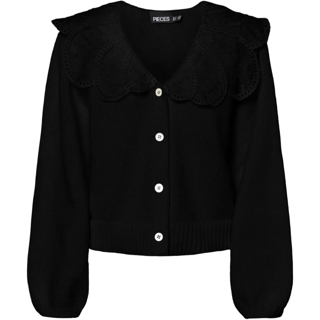 PIECES DAME CARDIGAN PCABBY - Black