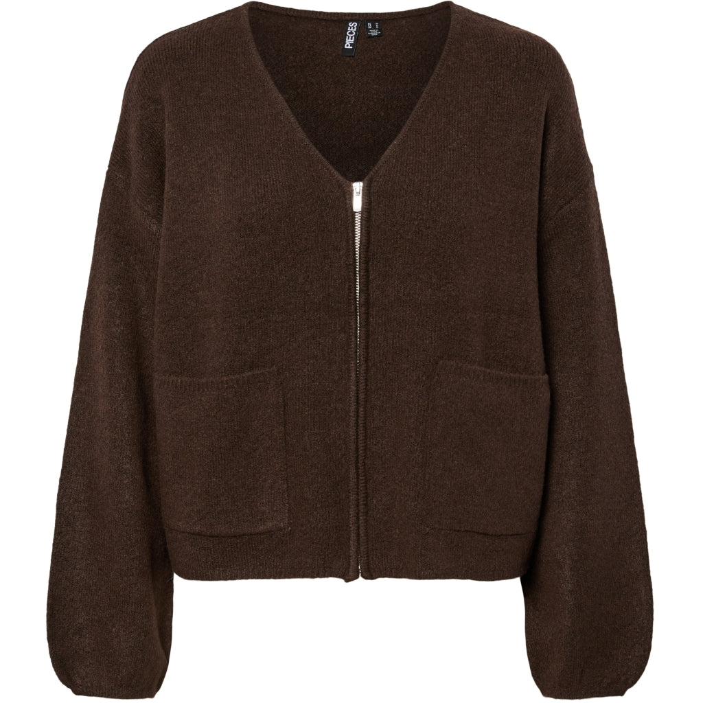PIECES Dame Cardigan PCJUNNA - Hot Fudge