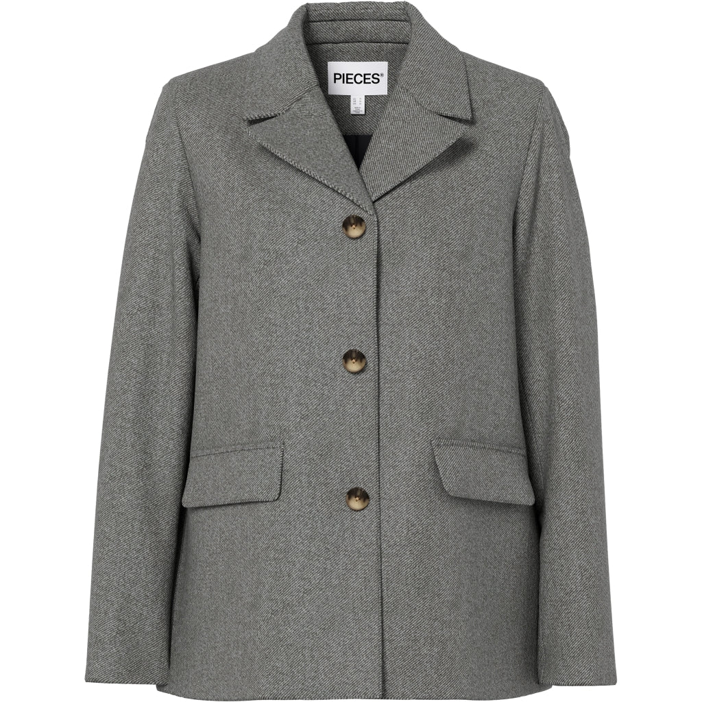 PIECES Dame Jakke PCBianca - Black Melange