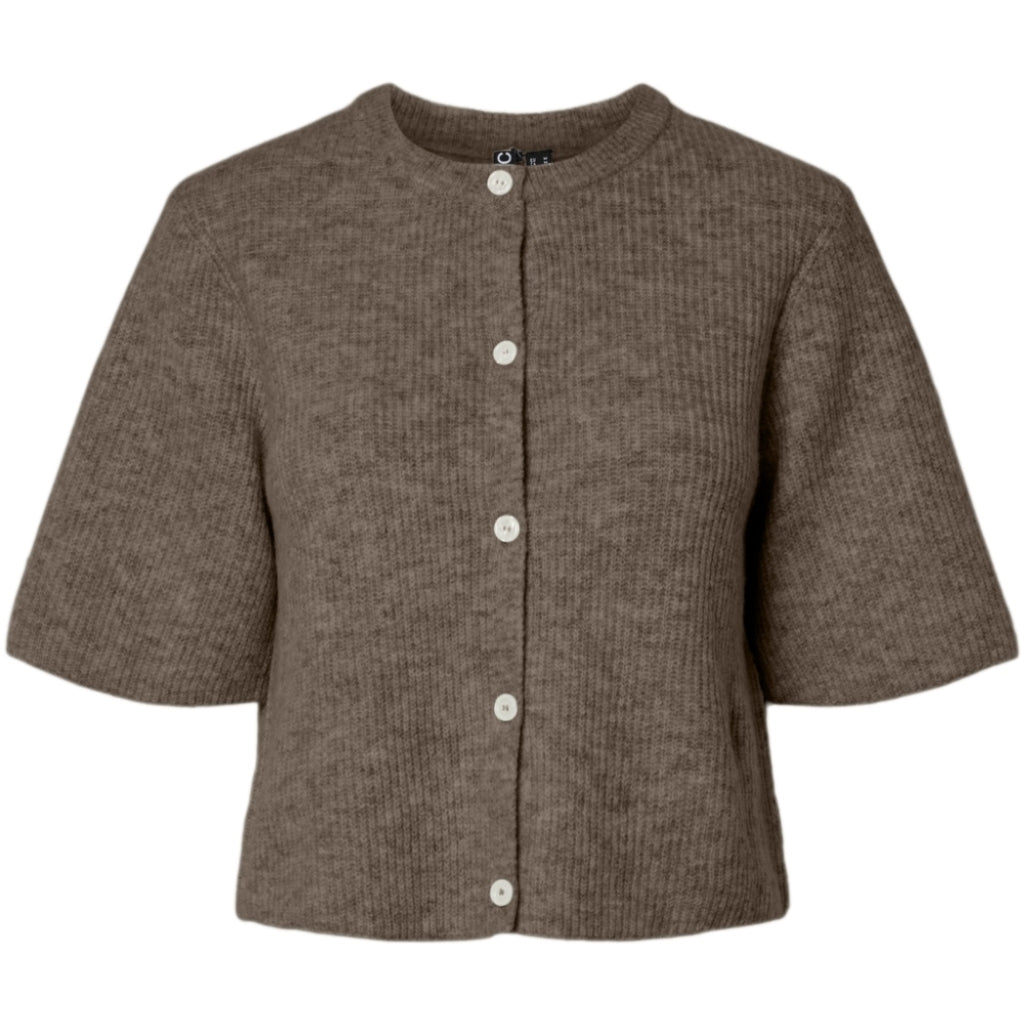PIECES dame cardigan PCSILLY - Morel Melange