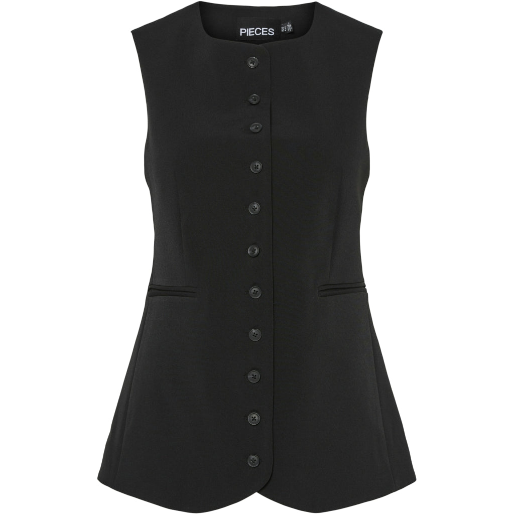 PIECES dame vest PCTEMPRE - Black
