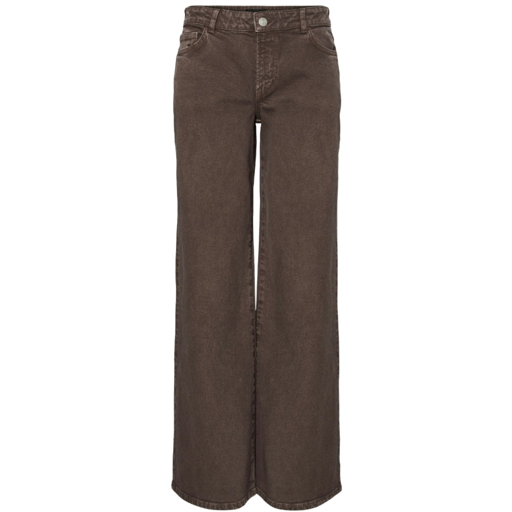 Pieces dame jeans PCSELMA - Hot Fudge