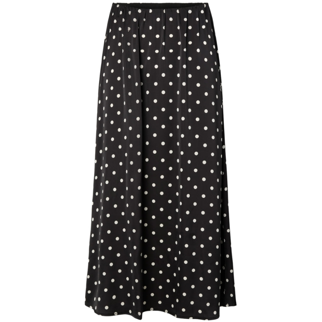 Pieces dame nederdel PCJYTTA - Black White Dots