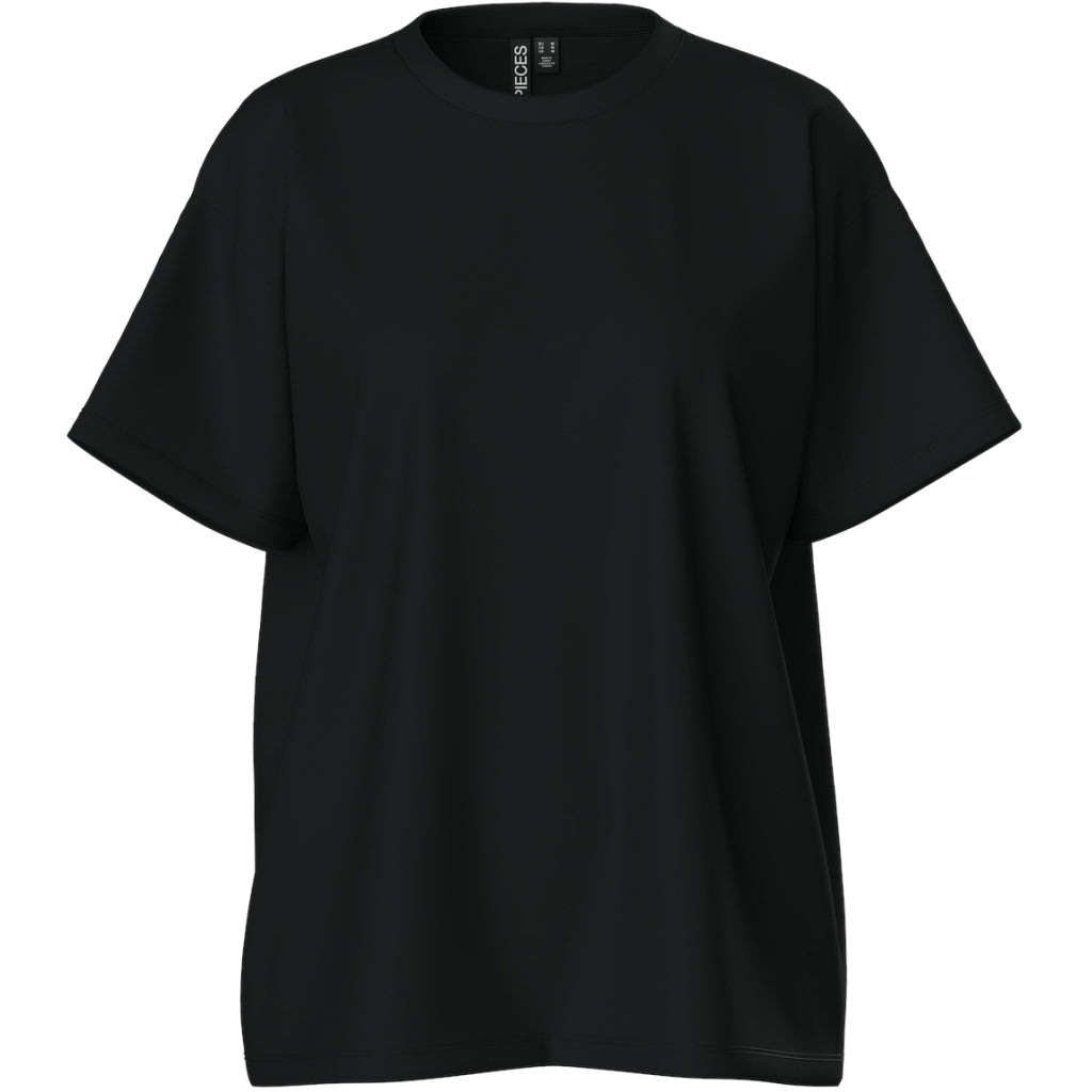 Pieces dame t-shirt PCSKYLAR - Black