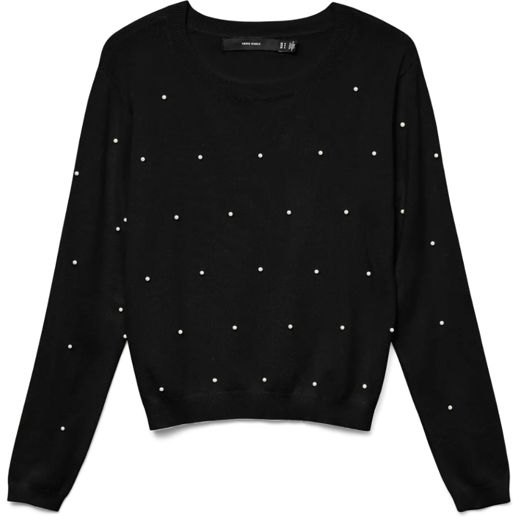 VERO MODA DAME BLUSE VMGLORY - Black VERO MODA DAME BLUSE VMGLORY - Black