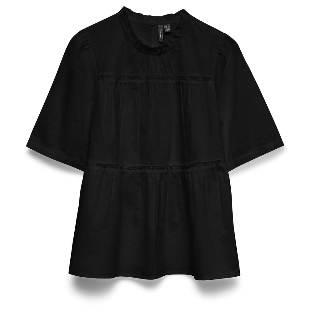 VERO MODA DAME TOP VMNEWISOLDE - Black