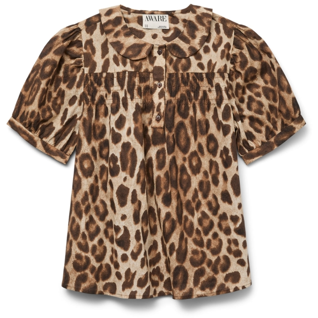 VERO MODA DAME TOP VMROXANNE - ermine nila print VERO MODA DAME TOP VMROXANNE - ermine nila print