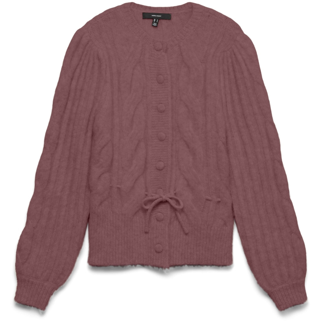 VERO MODA Dame Cardigan VMLisa - Rose Brown Melange