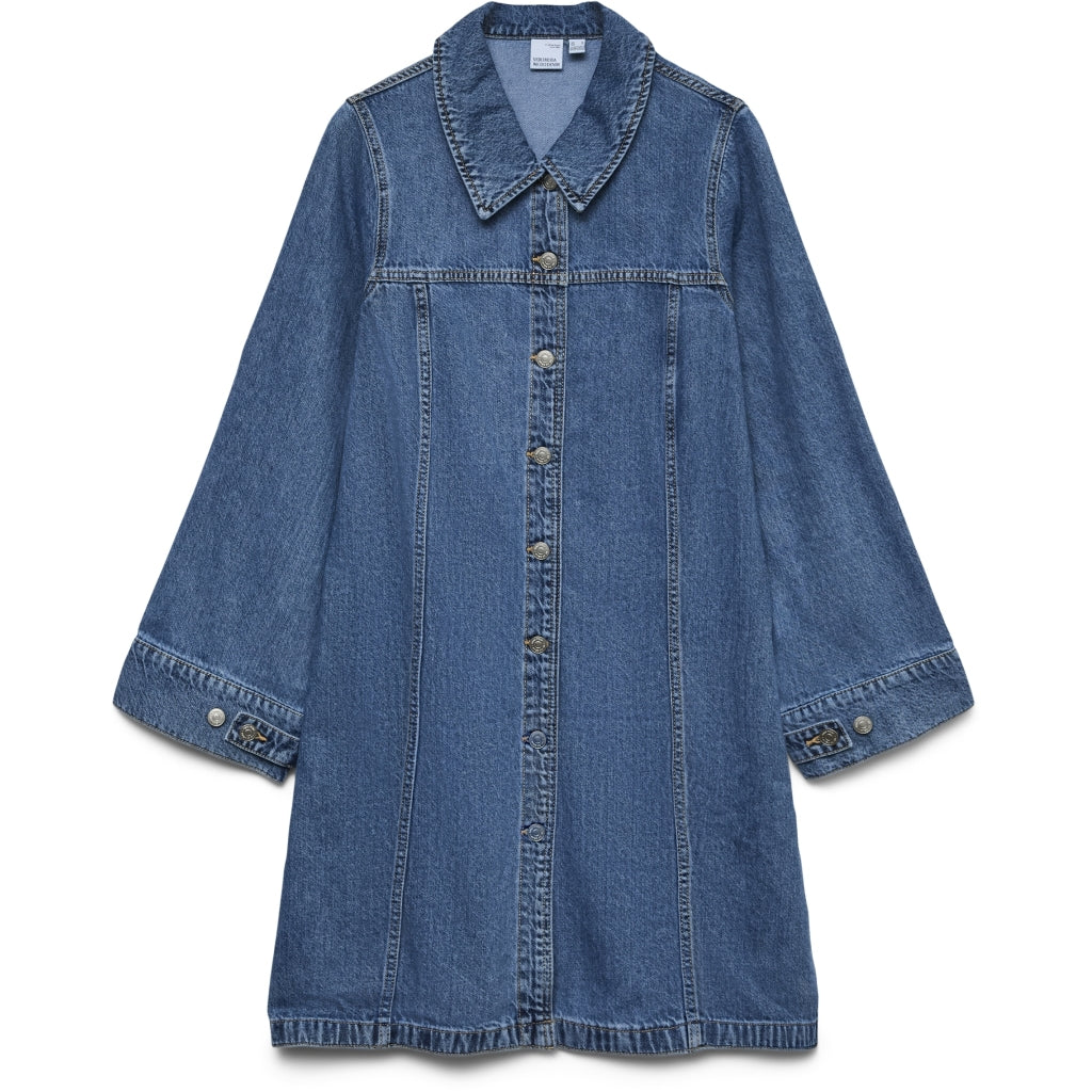 VERO MODA Dame Kjole VMFindo - Medium blue denim VERO MODA Dame Kjole VMFindo - Medium blue denim