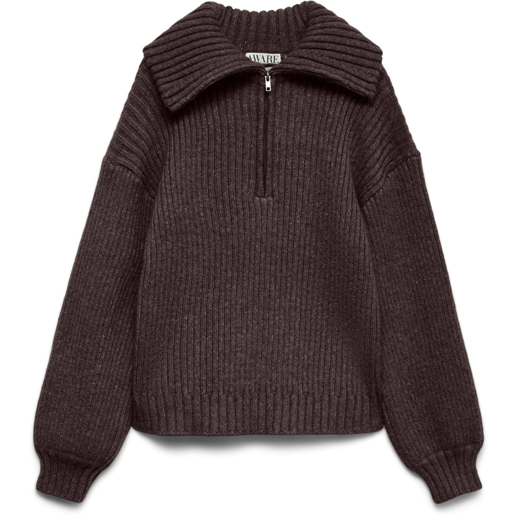 VERO MODA Dame Pullover Awulla - Chocolate Plum VERO MODA Dame Pullover Awulla - Chocolate Plum